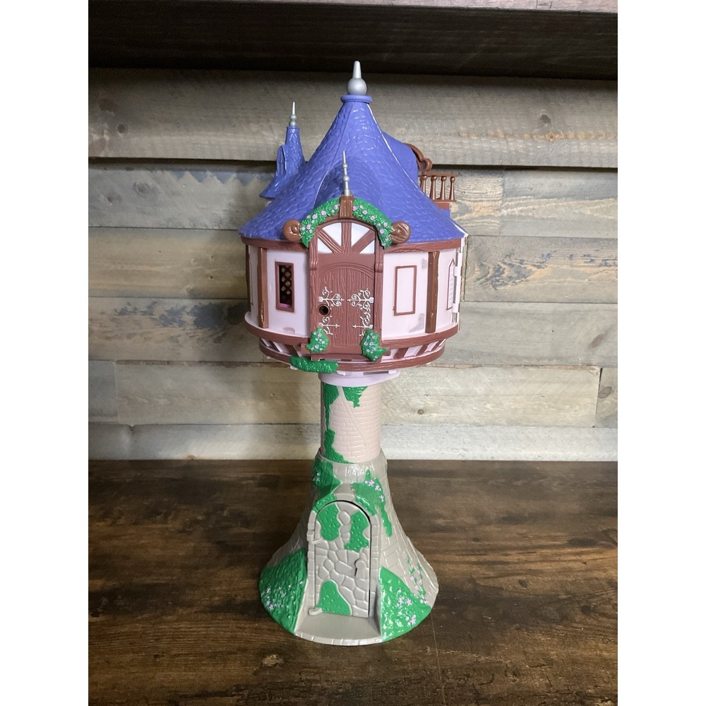 Disney Rapunzel Tower Playset - Purple, Green, Brown